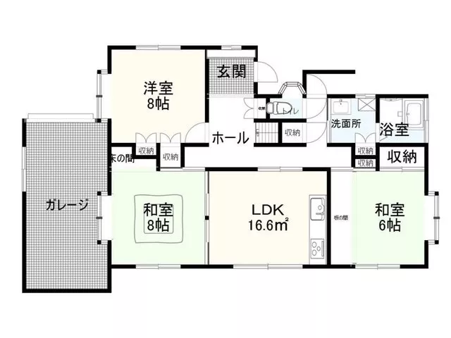 6DK property! Recommended for multi-generational households! ◆ Honmatsu Elementary School, Honmatsu First Junior High School