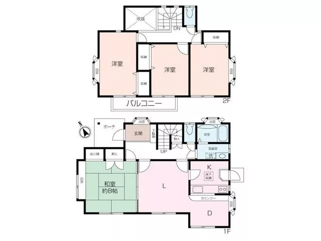 A used house with an ideal space of over approximately 50 tsubo, perfect for a relaxed lifestyle!