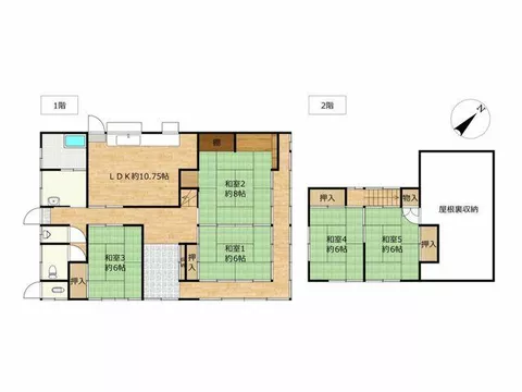 Nita District, Okuizumo Town, Sahaku (Izumo Yatsushiro Station) 2-story 5LDK