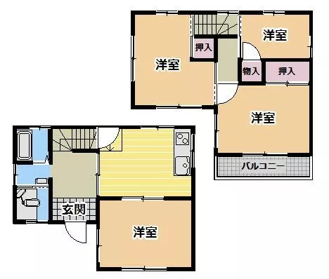 1-chome, Nishioike, Kita-ku, Kobe-shi, Hyogo (Oike Sta.) 2F 4DK

2,000,000 yen