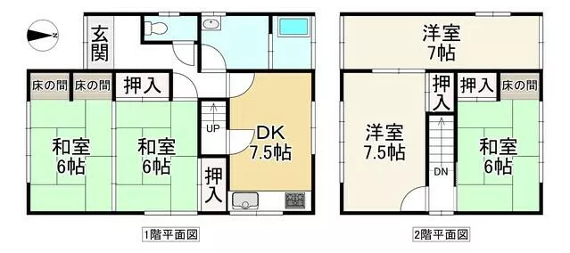 Ikoma City, Higashi-Matsukō (Ikoma Station) 2-story 5DK
