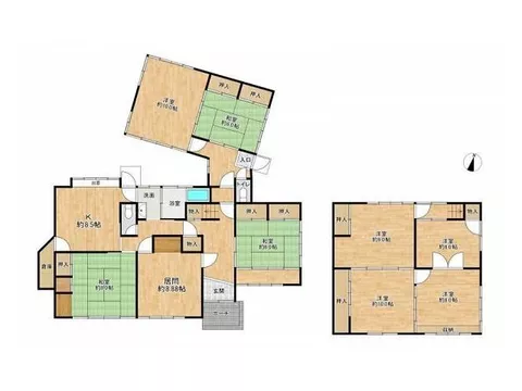 ☆ Spacious 9SDK ☆ Good sunlight and ventilation on a south-facing corner lot ☆ Parking for 3 cars possible ☆ - Image 2