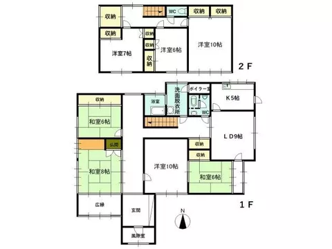 【Spacious 7LDK】Parking for 3 or more cars! There is also a garage!