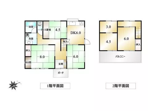 Spacious 6DK layout, suitable for large families or as a two-family home♪ - Image 2
