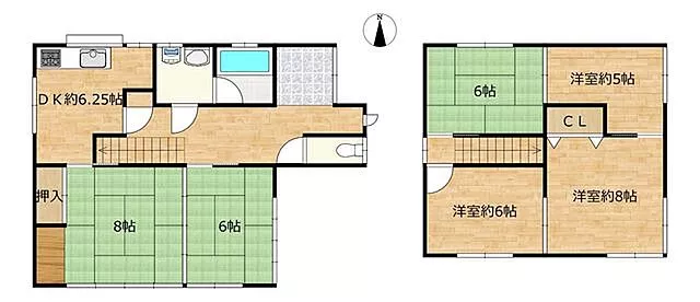 Used single-family home, Niigata Prefecture, Shibata City, Johoku Town, 2-chome, detached house