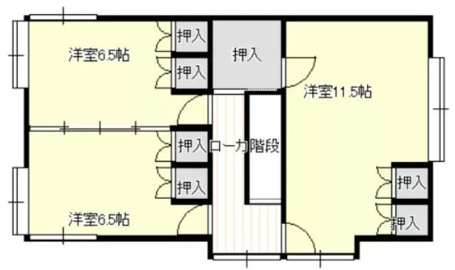 Yonezawa City, Kubota Town, Yanome (Takahata Station) 2-story building 7SDK