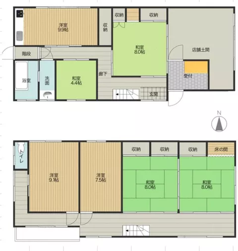 Hitachiota City, Kizaki 1-chome (Hitachiota Station) 2-story building 5SDK