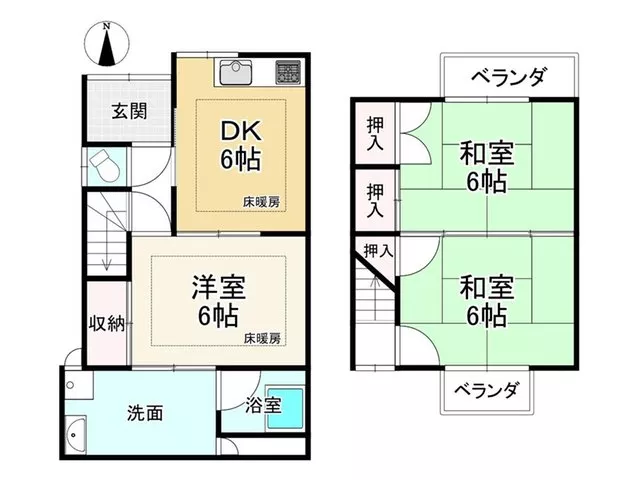 Mukōshima Suita Kawaramachi (Kangetsubashi Station) 6.2 million yen