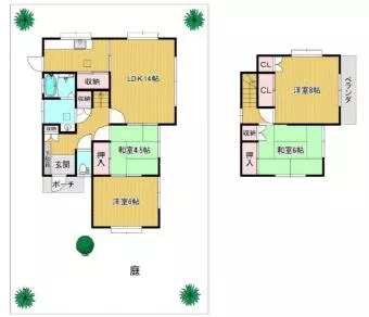 Chiba City Wakaba Ward Tonodai Town (Mitsuwadai Station) 2-story building 4LDK