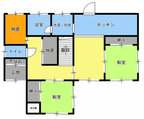 Inashiki District, Ami Town, Okazaki 1-chome (Arakawaoki Station) 2-story building 4LDK