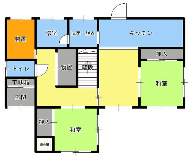 Inashiki District, Ami Town, Okazaki 1-chome (Arakawaoki Station) 2-story building 4LDK