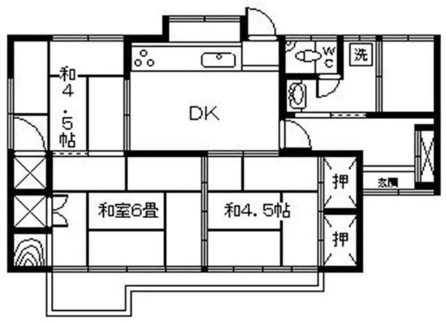 Miyakonojo City, Tohokumachi Single-story building 3DK