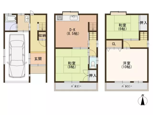 ☆Viewing reservations now accepted☆ Renovated water areas in 2023♪ The interior is beautiful! This property comes with a garage♪