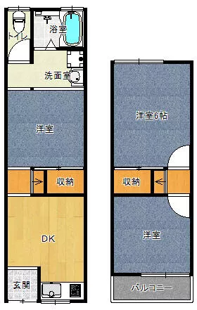 Moriguchi City Okubo 5-chome (Kayashima Station) 2-story 3DK