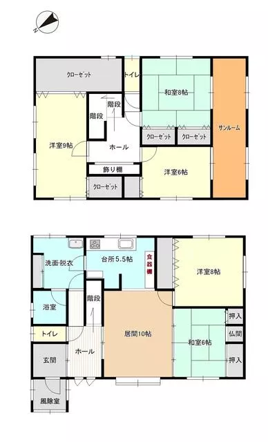 Kanazawa 1-chome, Aomori City (Aomori Station) 2-story 5LDK