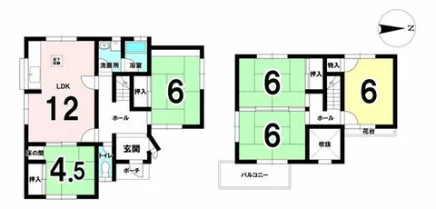 Kumatori Town, Sennan District, Okubo Minami 5-chome (Hineno Station) 2-story 5LDK