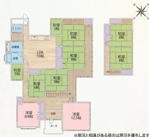 Iwaki City, Kunoha Town, Tanonami, Enonami (Yotsukura Station) 2-story 8LDK