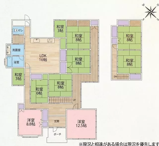 Iwaki City, Kunoha Town, Tanonami, Enonami (Yotsukura Station) 2-story 8LDK