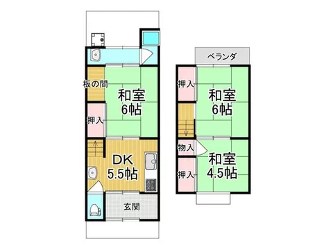 Suitable for investment properties, used house. 17 minutes on foot from Hankyu Nagaokatenjin Station.