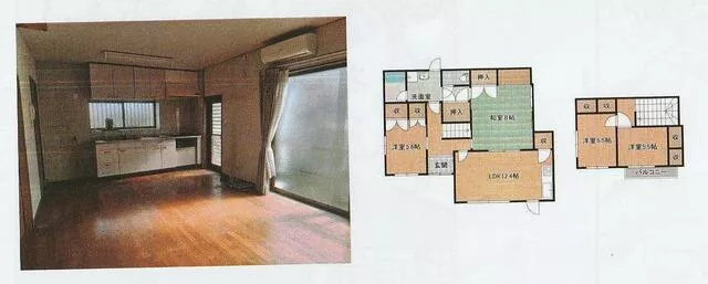 Kitakyushu City, Wakamatsu Ward, Yamanodō Town 2-story building 4LDK