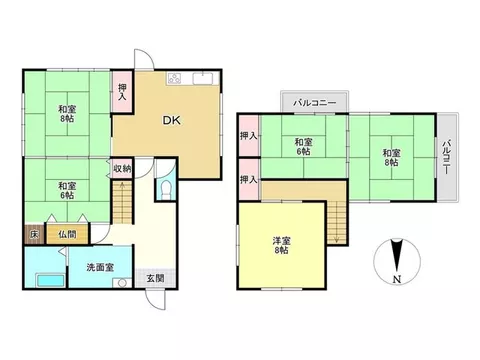 [Kaede Plus Real Estate] A spacious two-story house with all rooms over 6 tatami mats♪
