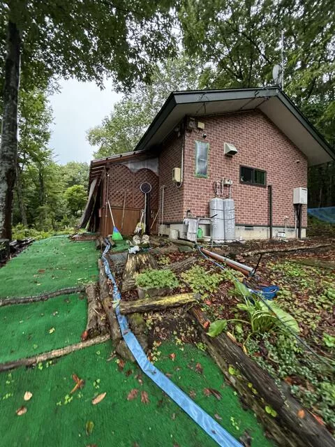 Iwase-gun, Ten'ei-mura, Oaza Taranao, Aza Shibakusa (Shirakawa Station) Single-story building 2DK