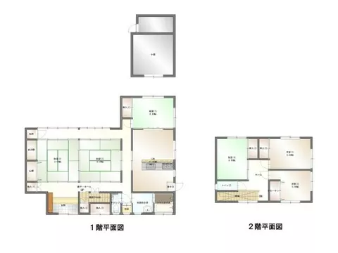 Nyu District, Echizen Town, Guwara (Shinmei Station) 2-story building 6DK