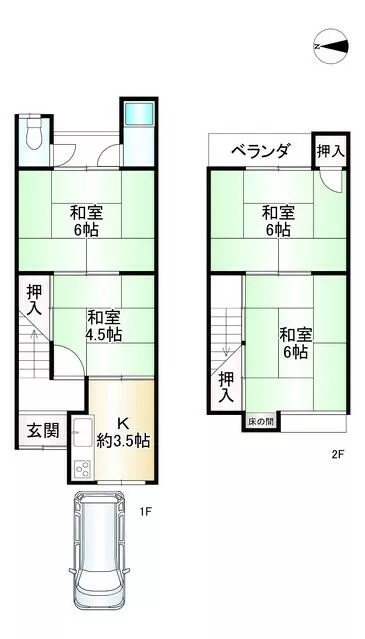 Kawata Dobutsu, Yamashina Ward, Kyoto City (Higashino Station) 2-story 4K