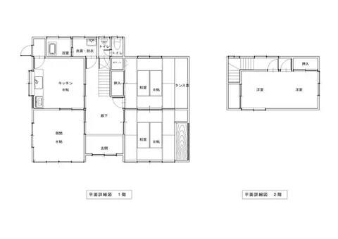 Nikaho City, Innai, Shimoyokone (Nikaho Station) 2-story building 4DK