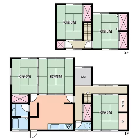 Takaoka City, Himeno (Nakanminato Station), 2-story, 5DK - Image 2