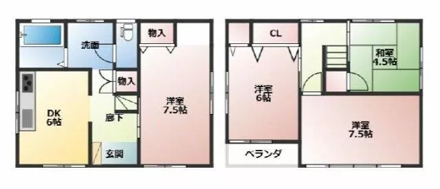 Wakayama City Kimii-dera (Kimii-dera Station) 2-story 3LDK