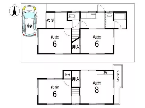 ■ Each room is over 6 tatami mats, providing comfortable use