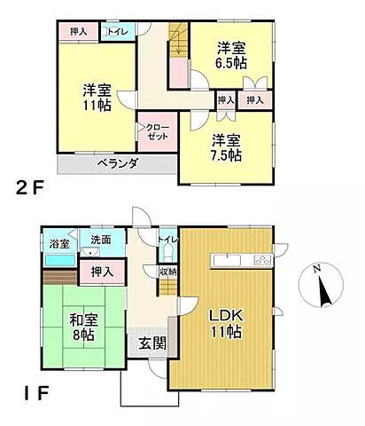 Used single-family home, Danokubi-machi 2-chome, Hikonoshima, Used house