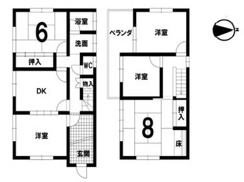 Ikoma City Matsumidai (Ikoma Station) 2-story 5DK