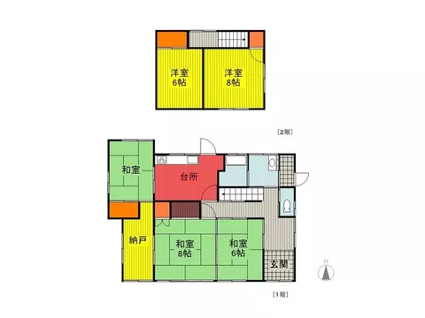 This is a used house in Fushihirai. It is priced affordably.