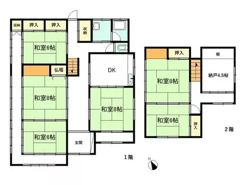 【Convenient for shopping, 355m to the supermarket!】 There is a storage room for ample storage!