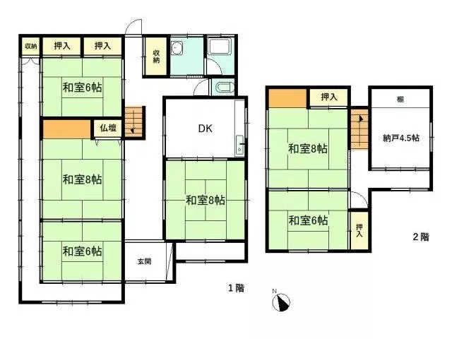 【Convenient for shopping, 355m to the supermarket!】 There is a storage room for ample storage!