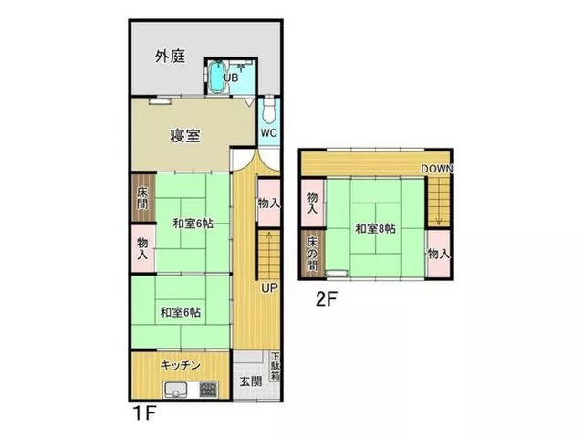 Two-story building, city gas, good access to the city center! The front road is equipped with a snow melting device!