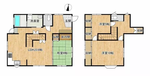 Toyama City Tajiri Nishi (Jōkawahara Station) 2-story 3LDK