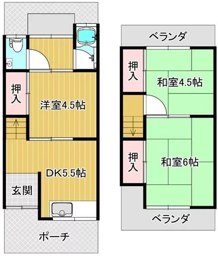 Ikeda 2-chome, Neyagawa City (Neyagawa City Station) 2-story building 3DK