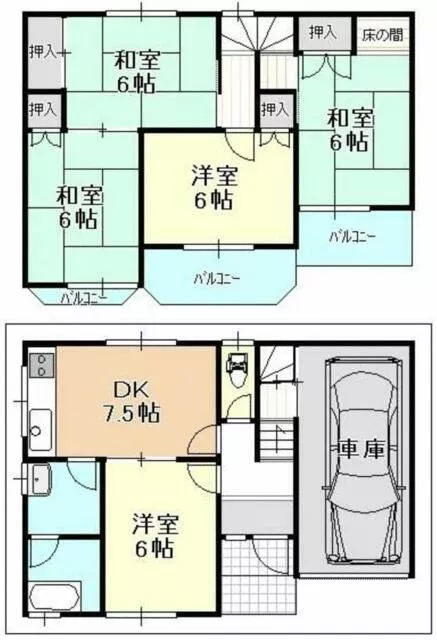 Habikino City, Honda 7-chome (Dōmyōji Station) 2-story 5DK