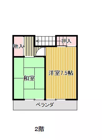2-story, 5DK in Minami Danchi 2-chome, Ōi District (Wakasa Takahama Station)