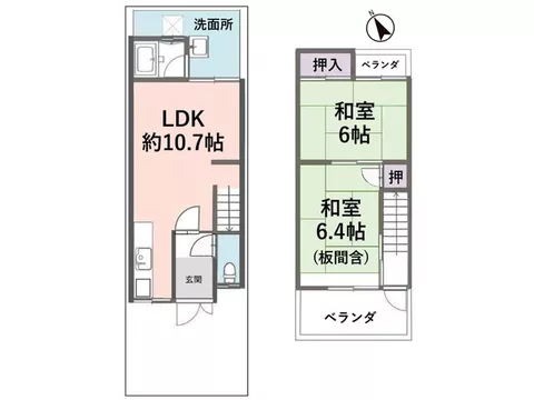 Kuga Mori no Miya Town (Nishimukou Station) 5,800,000 yen