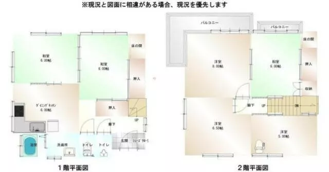 Kochi City, Fukui Higashimachi (Enkyoji-guchi Station) 2-story building 6DK