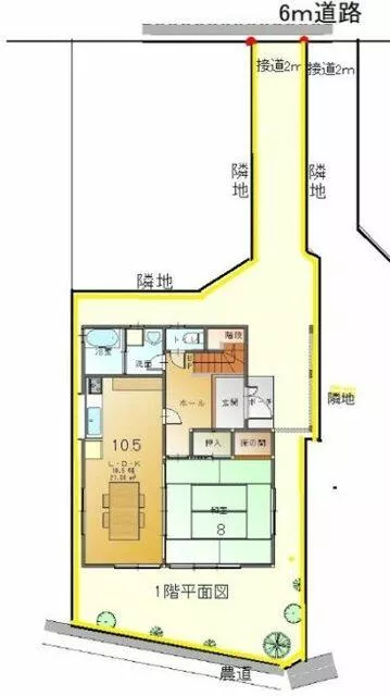 Kochi City, Tsuka-no-hara (Kochi Commercial-mae Station) 2-story building 5SLDK