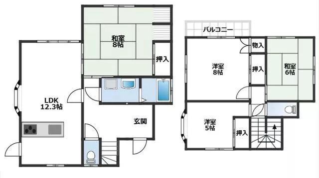 Tsukuba City Manase (Midori no Station) 2-story building 4LDK