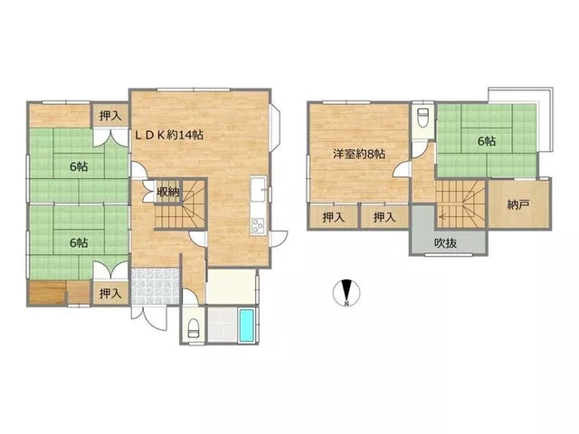 【Open House】 New earthquake-resistant compliant / Parking for 2 cars / Parallel parking possible / 4LDK two-story house