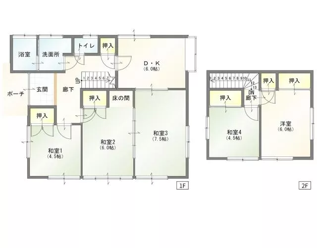 Oita City, Oaza Ino (Takahiro Station) 2-story 5DK