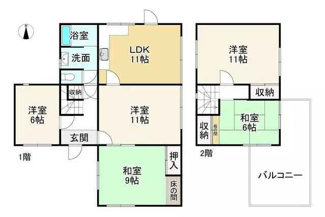 Uda City, Haibara Tenmandai Higashi 3-chome (Haibara Station) 2-story 5LDK