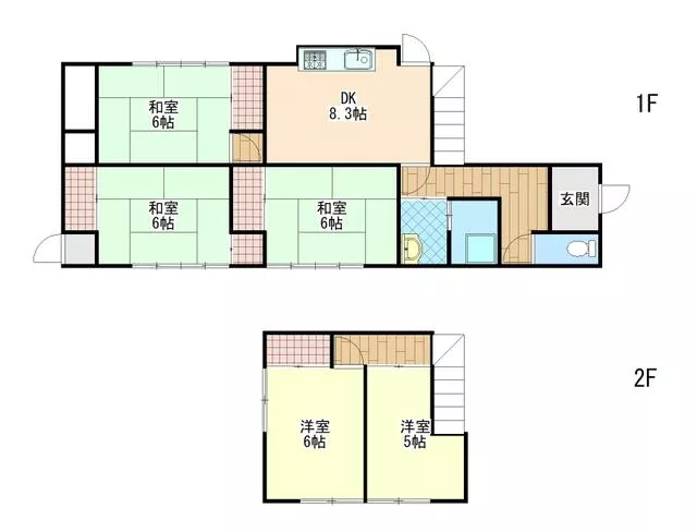 Iizuka City, Higashi Tokumae (Iizuka Station), two-story building, 5LDK